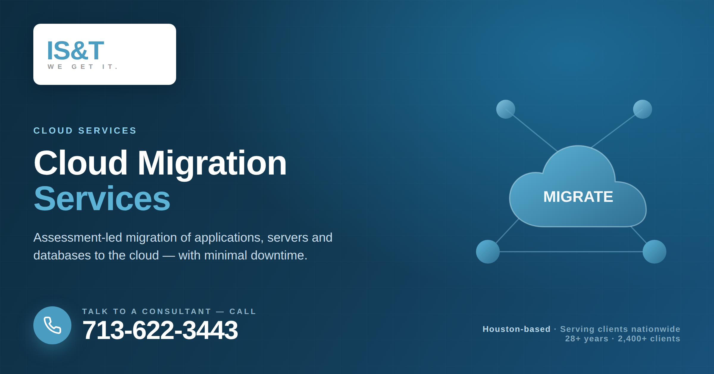 Cloud migration services from IS&T Consulting Group